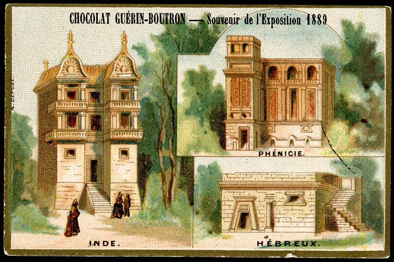 Imprimerie H. Laas carte réclame chromo Paris 1889-1905 1995.1.995.24 Photo
