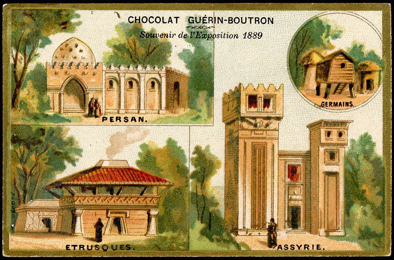 Imprimerie H. Laas carte réclame chromo Paris 1889-1905 1995.1.995.23 Photo