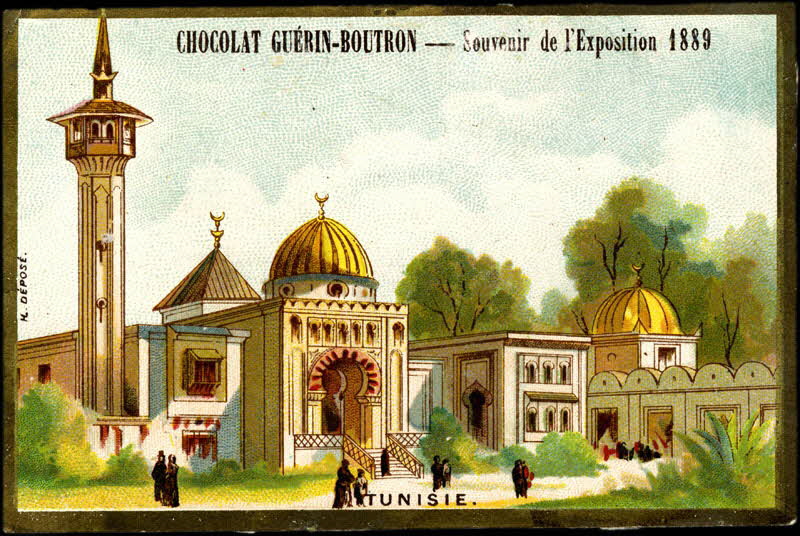 Imprimerie H. Laas carte réclame chromo Paris 1889-1905 1995.1.995.30 Photo
