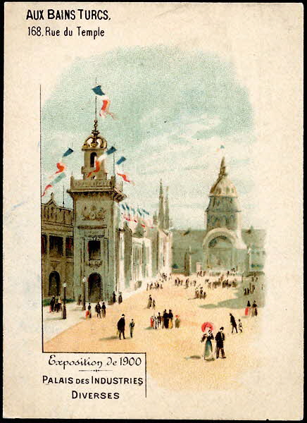 Imprimerie H. Laas ; Imprimerie Emile Pécaud & Cie carte réclame chromo Paris 1900-1905 1995.1.1051.12 Photo