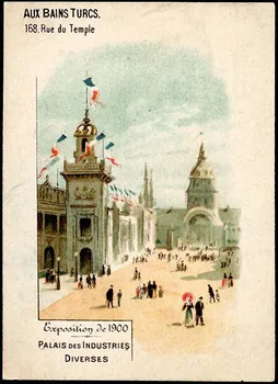Imprimerie H. Laas ; Imprimerie Emile Pécaud & Cie carte réclame chromo Paris 1900-1905 1995.1.1051.12 Photo