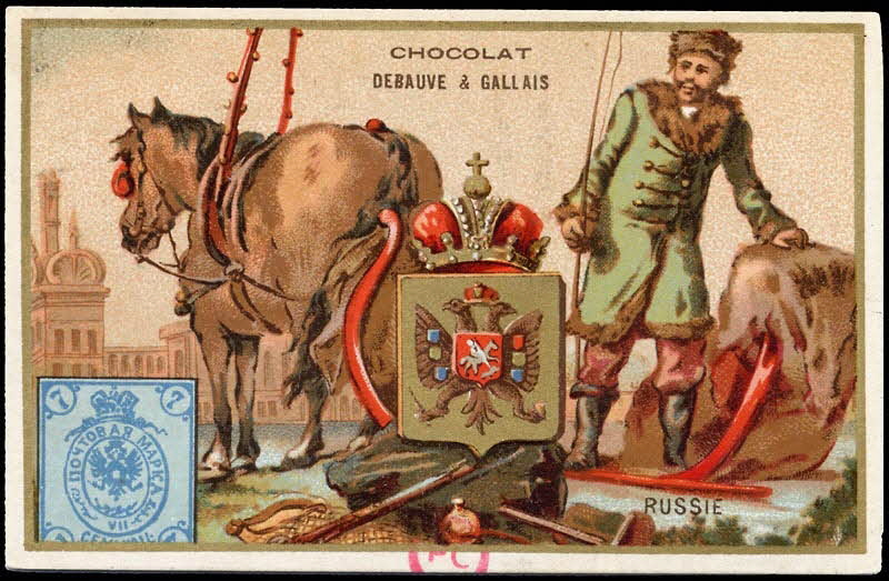 L. Pacon carte réclame Russie 1886-1889 1994.31.48.2 Photo