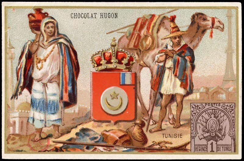 L. Pacon carte réclame Tunisie 1886-1889 1994.31.48.3 Photo