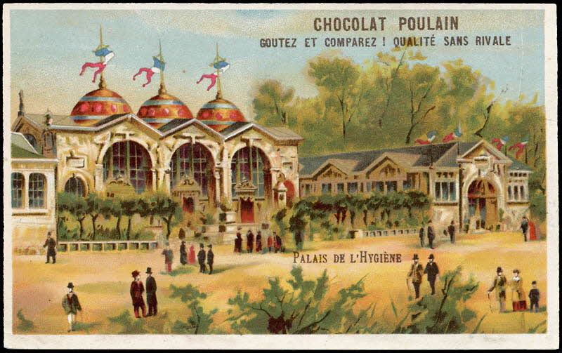 Jehenne ; L. Pacon carte réclame chromo Paris 1889 1995.1.1972.4 Photo