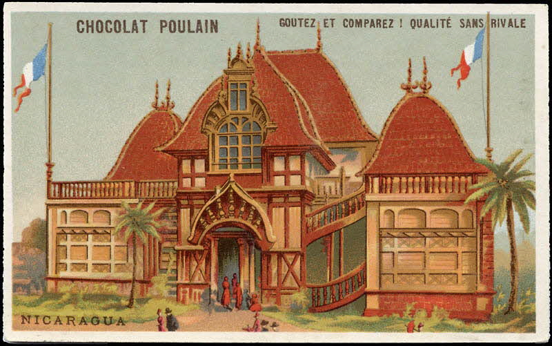 Jehenne ; L. Pacon carte réclame chromo Paris 1889 1995.1.1972.3 Photo