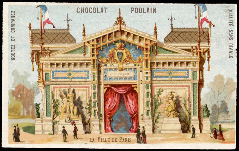Jehenne ; L. Pacon carte réclame chromo Paris 1889 1995.1.1972.2 Photo