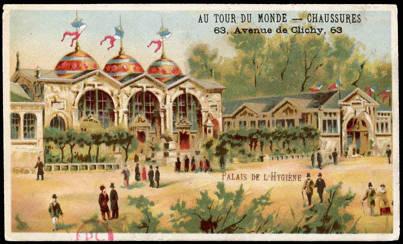 L. Pacon carte réclame PALAIS DE L'HYGIENE 1886-1889 1994.31.50.1 Photo