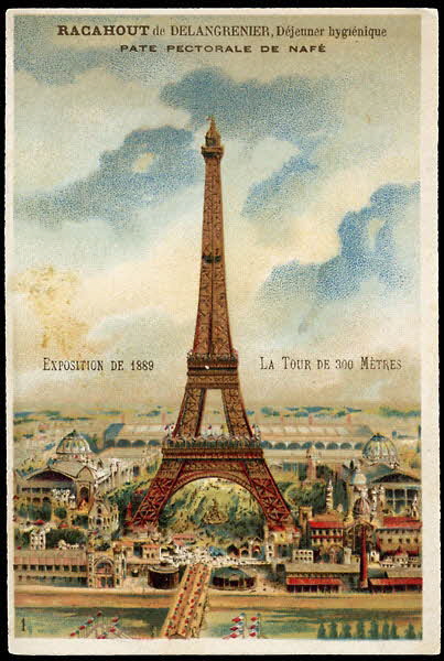 Jehenne carte réclame chromo Paris 1889 1995.1.1974.1 Photo