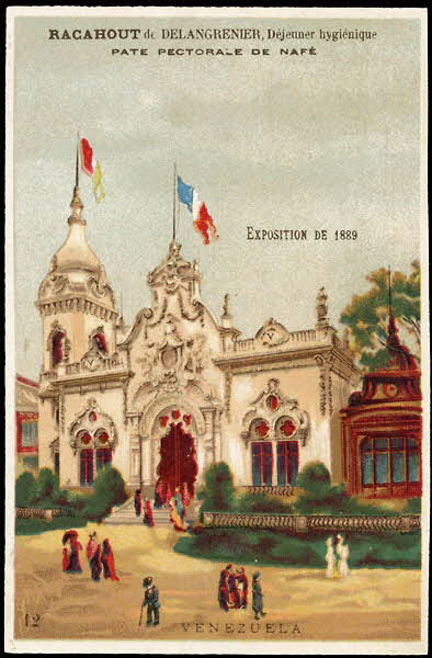 Jehenne carte réclame chromo Paris 1889 1995.1.1974.5 Photo