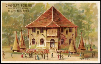 Jehenne ; L. Pacon carte réclame chromo Paris 1889 1995.1.1972.6 Photo