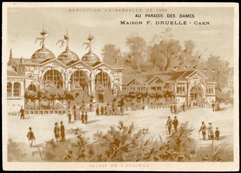 Jehenne ; L. Pacon carte réclame chromo Paris 1889 1995.1.1973.5 Photo