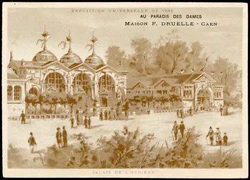 Jehenne ; L. Pacon carte réclame chromo Paris 1889 1995.1.1973.5 Photo