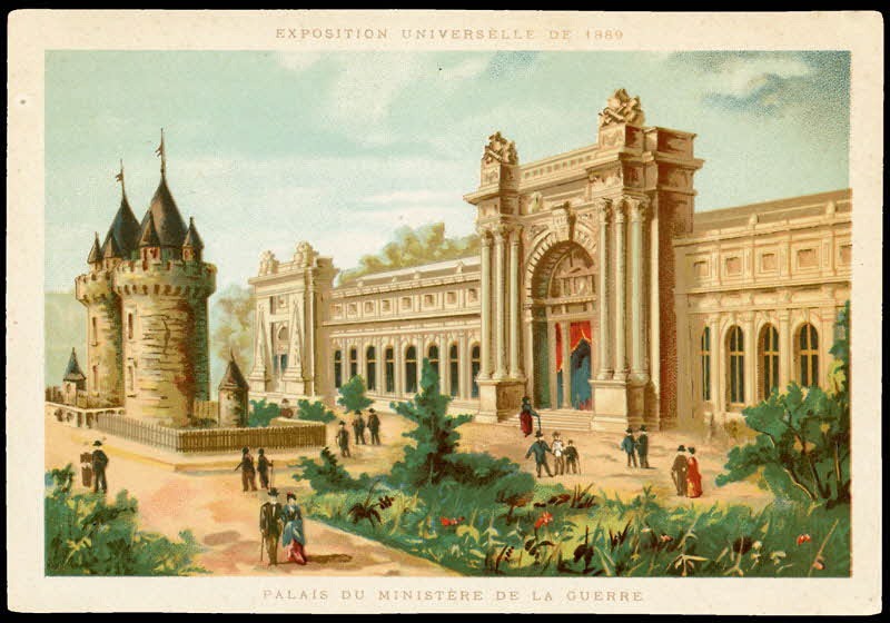 Jehenne carte réclame chromo Paris 1889 1995.1.1973.6 Photo