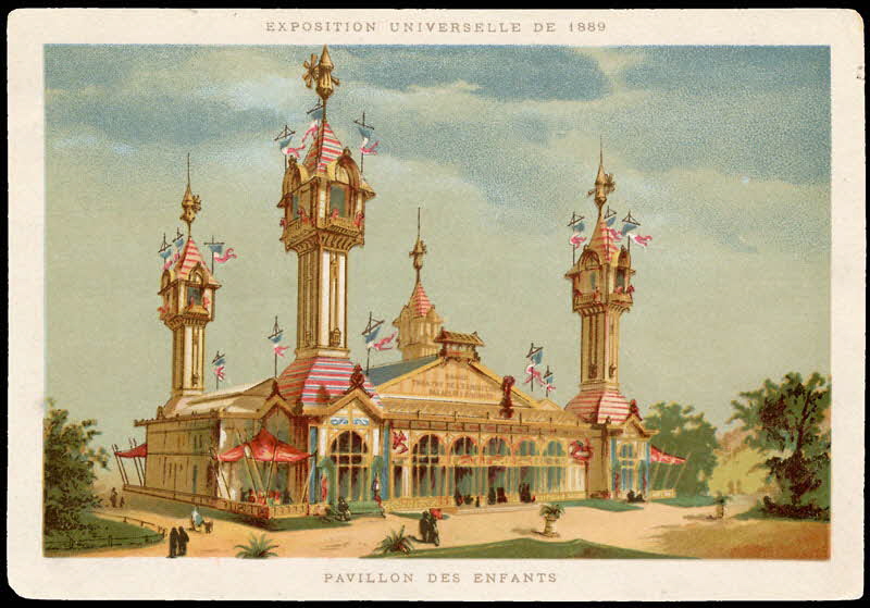 Jehenne ; Amis carte réclame chromo Paris 1889 1995.1.1973.1 Photo
