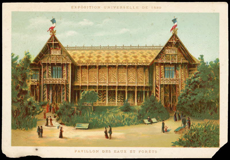 Jehenne carte réclame chromo Paris 1889 1995.1.1973.7 Photo