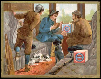 Huntley and Palmers carte réclame chromo Paris 1885-1910 1995.1.4191.3 Photo