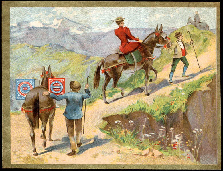 Huntley and Palmers carte réclame chromo Paris 1885-1910 1995.1.4191.2 Photo