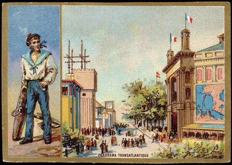 carte réclame chromo Paris 1890 1995.1.1518.6 Photo