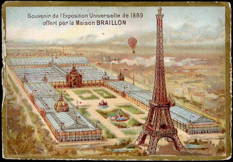 carte réclame chromo Paris 1890 1995.1.1518.1 Photo