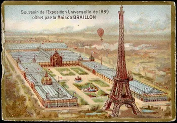 carte réclame chromo Paris 1890 1995.1.1518.1 Photo