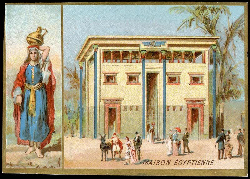 carte réclame chromo Paris 1890 1995.1.1519.3 Photo