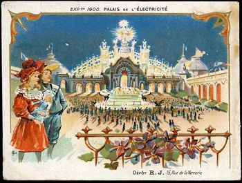 carte réclame chromo Paris 1890 1995.1.1521.1 Photo