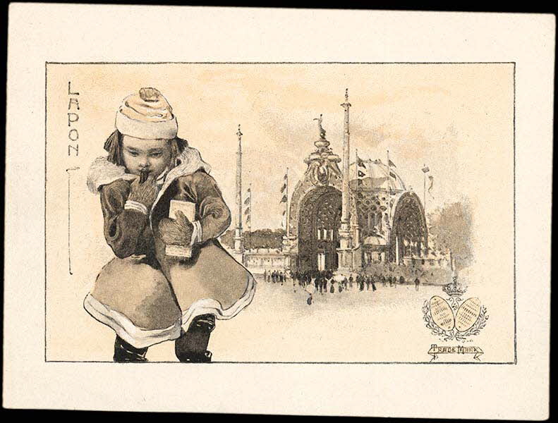 Draeger & Lesieur carte réclame chromo Paris 1910 1995.1.4041.5 Photo