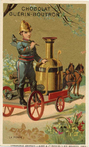 Vallet-Minot et Cie carte réclame chromo Paris 1889 1995.1.288.1 Photo