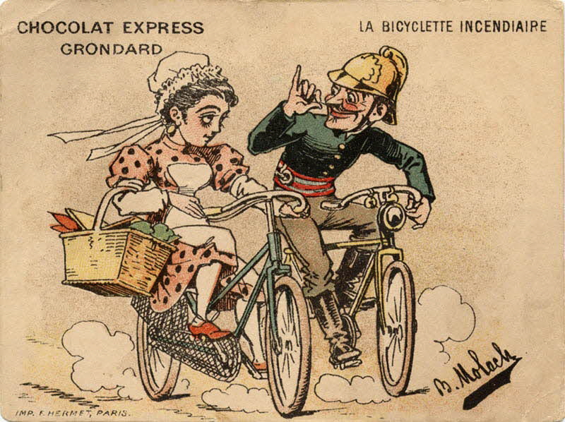 B. Moloch ; Hermet Félix carte réclame chromo Paris 1875-1876 1995.1.1790.4 Photo