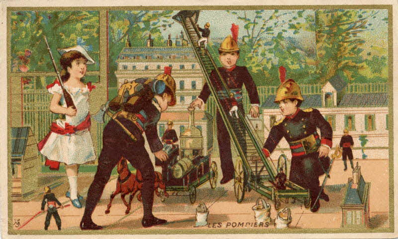 Vallet-Minot et Cie carte réclame chromo Paris 1889 1995.1.349.3 Photo