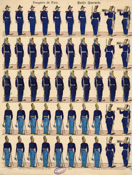 François Wentzel à registres (5) Pompiers de Paris. Wissembourg 1850-1869 1953.86.2598 Photo