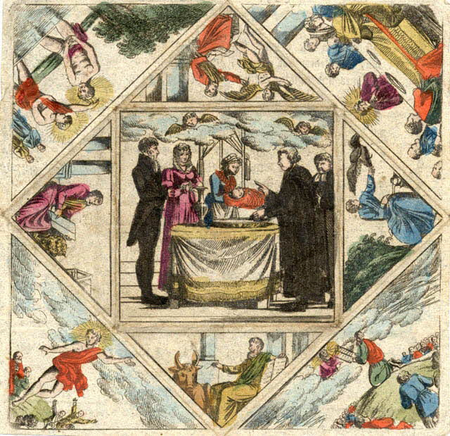 Margaretha Szach lettre de baptême Du bift getauft nach Jesu Lehren Nuremberg 1823 1988.52.84 Photo