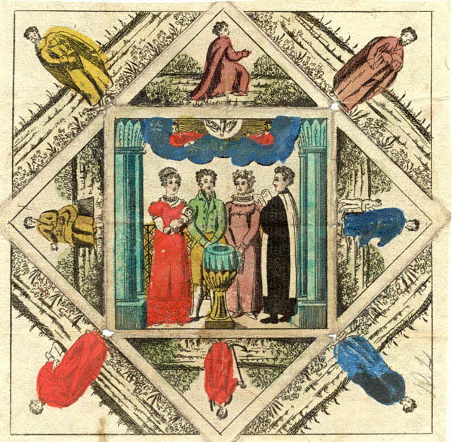 Anton Wäber lettre de baptême Versäume nie, mein Kind, als wahrer Chrift zu leben Leipzig 1827 1988.52.85 Photo