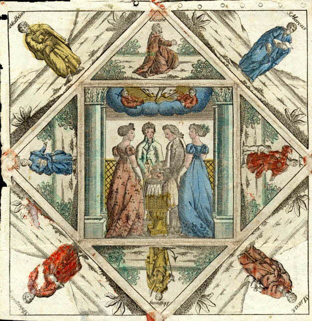 Anna Christina Schuwanin lettre de baptême Alles Heil und jeder Segen Leipzig 1809 1988.52.79 Photo