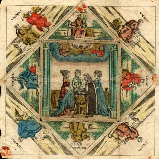 Anna Thorothea Hörantzin lettre de baptême Ein Kind des großen Gottes werden 1802 1988.52.81 Photo