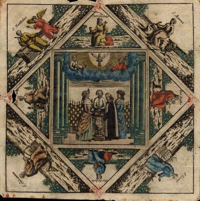 Johann Gottfried Schmiedt lettre de baptême Ein Kind des großen Gottes werden 1802 1988.52.83 Photo