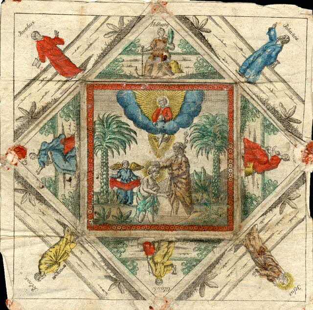 Christian Friedrich Frozzs lettre de baptême Ein Kind des großen Gottes werden Leipzig 1808 1988.52.88 Photo