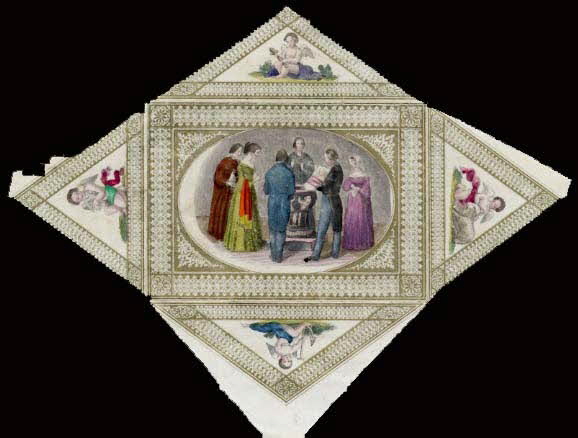 lettre de baptême Scène de baptême 1988.52.60.2 Photo