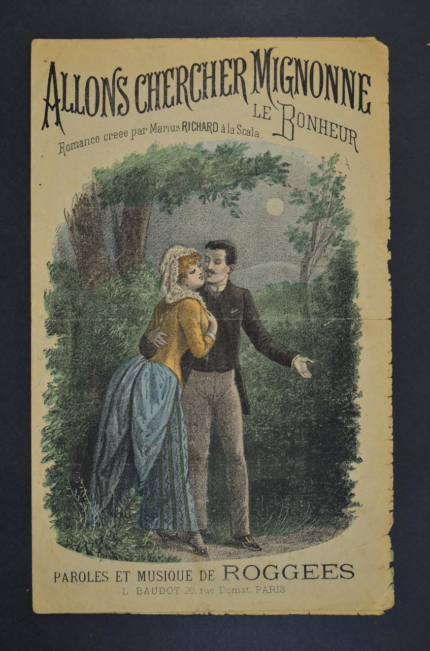 chanson petit format 1990.11.5 Photo Mucem