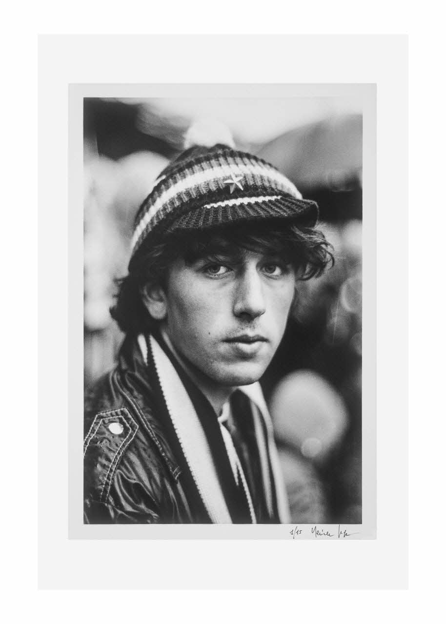 Daniele Segre tirage photographique Portrait d'un jeune ultras Piémont, Italie 1977/5-1979/5 2016.24.14 Photo Mucem/ Yves Inchierman