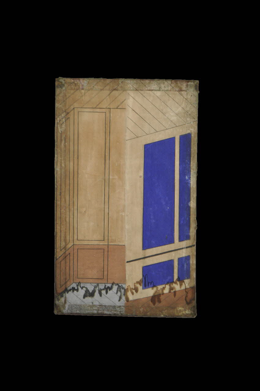 toile de fond de théâtre de marionnettes 1989.3.44.11 Photo Mucem