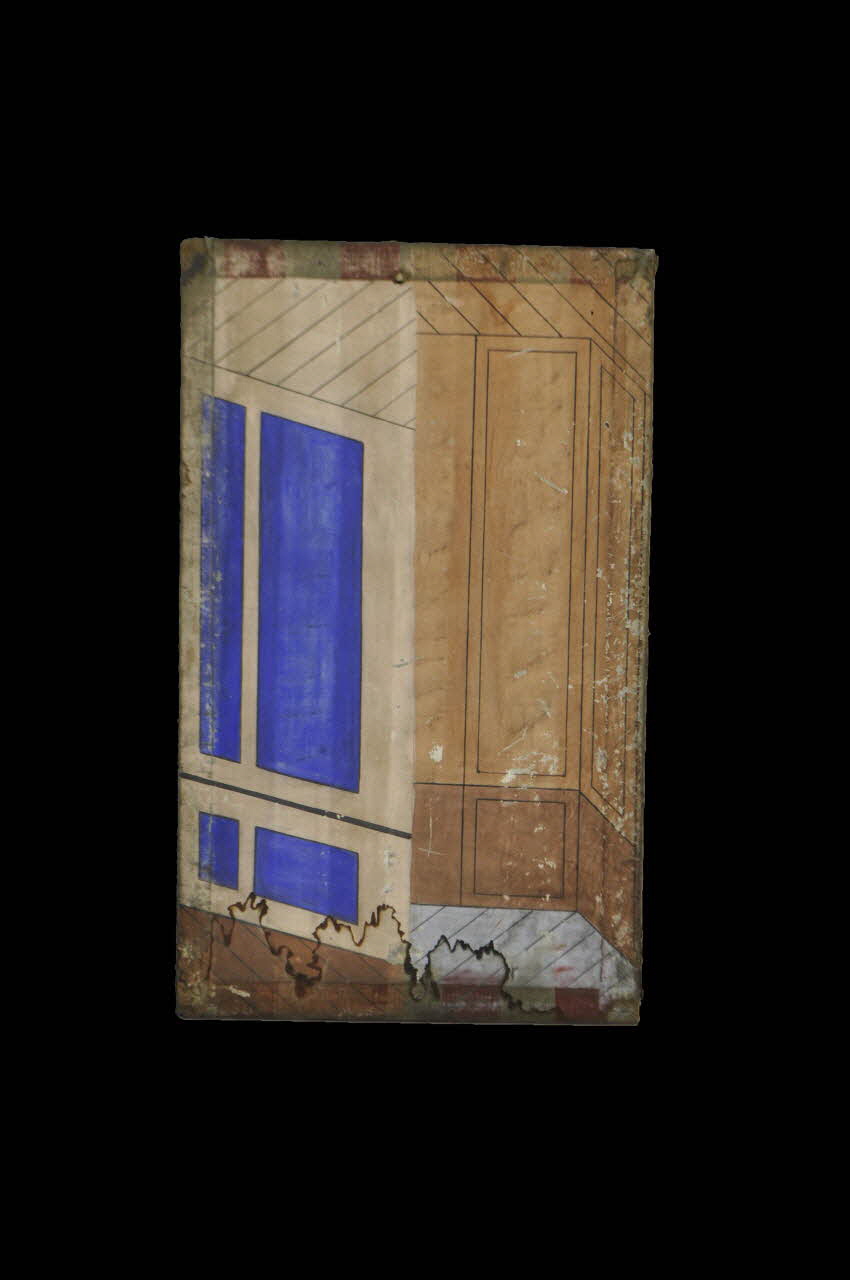 toile de fond de théâtre de marionnettes 1989.3.44.12 Photo Mucem