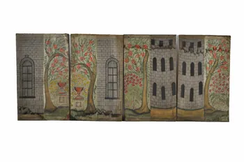 toile de fond de théâtre de marionnettes 1989.3.44.8 Photo Mucem