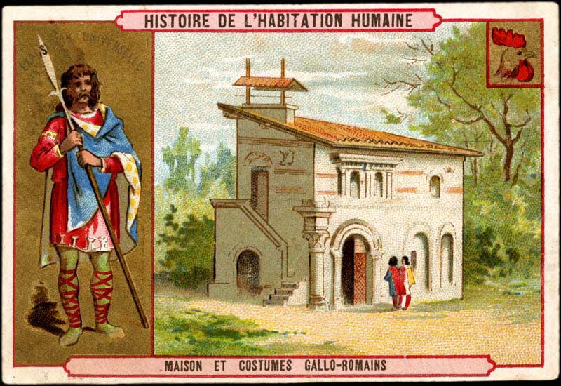 Romanet carte réclame chromo Paris 1877-1907 1995.1.644.14 Photo