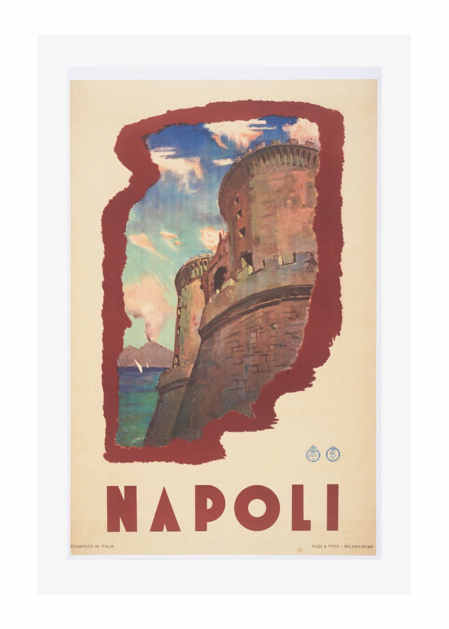 Pizzi & Pizio affiche Napoli Lombardie, Italie 1960 2014.12.11 Photo Mucem/ Yves Inchierman