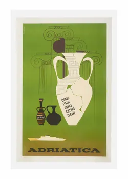 Studio Battistella affiche Adriatica Frioul-Vénétie julienne, Italie 1953 2014.12.24 Photo Mucem/ Yves Inchierman