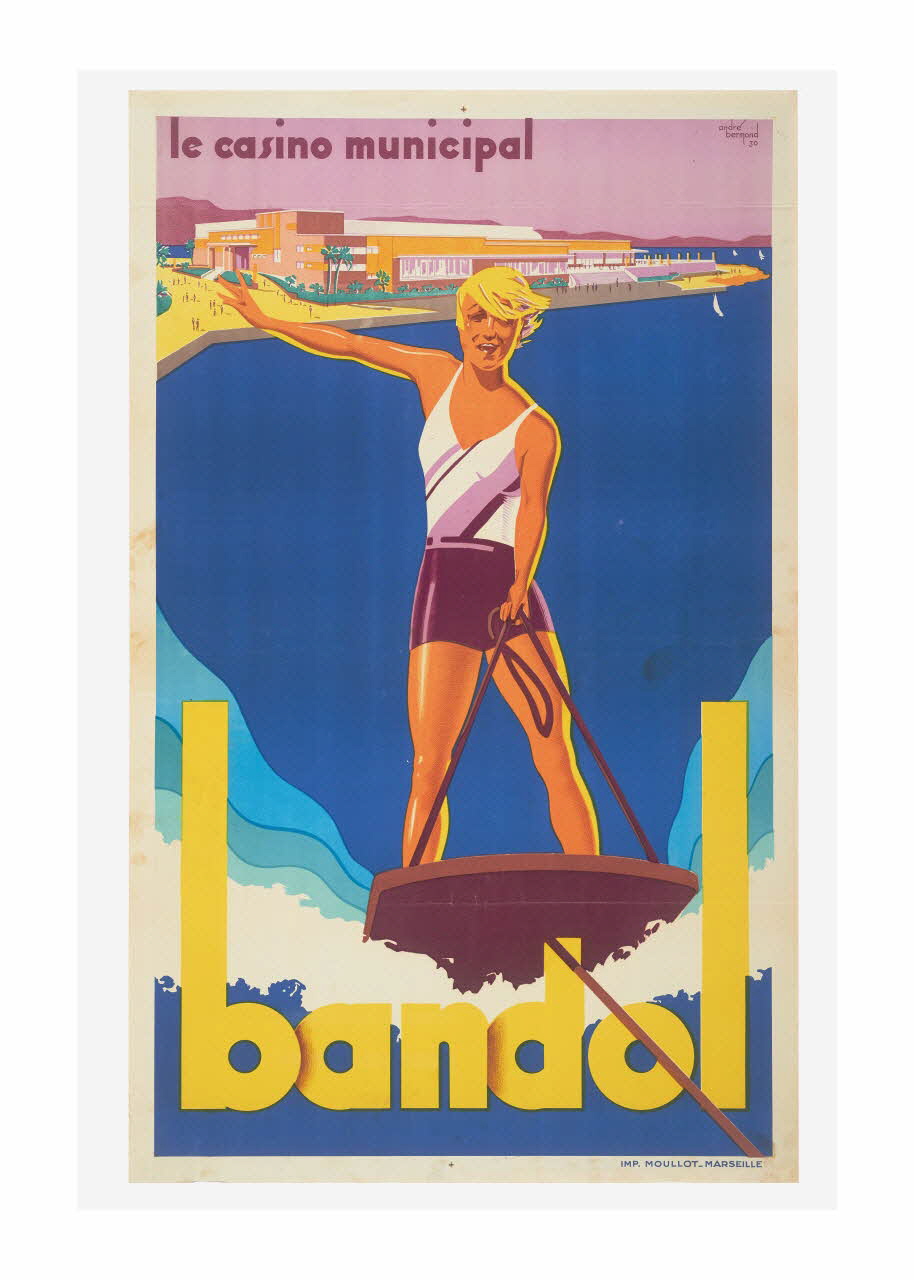 André Bermond ; Etablissements Moullot affiche Bandol - le casino municipal 1928-1932 2014.13.6 Photo Mucem/ Yves Inchierman