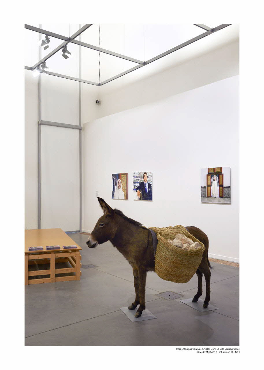 Simohammed Fettaka installation Samt 2014 2014.9.1.1-2 Photo Mucem/ Yves Inchierman