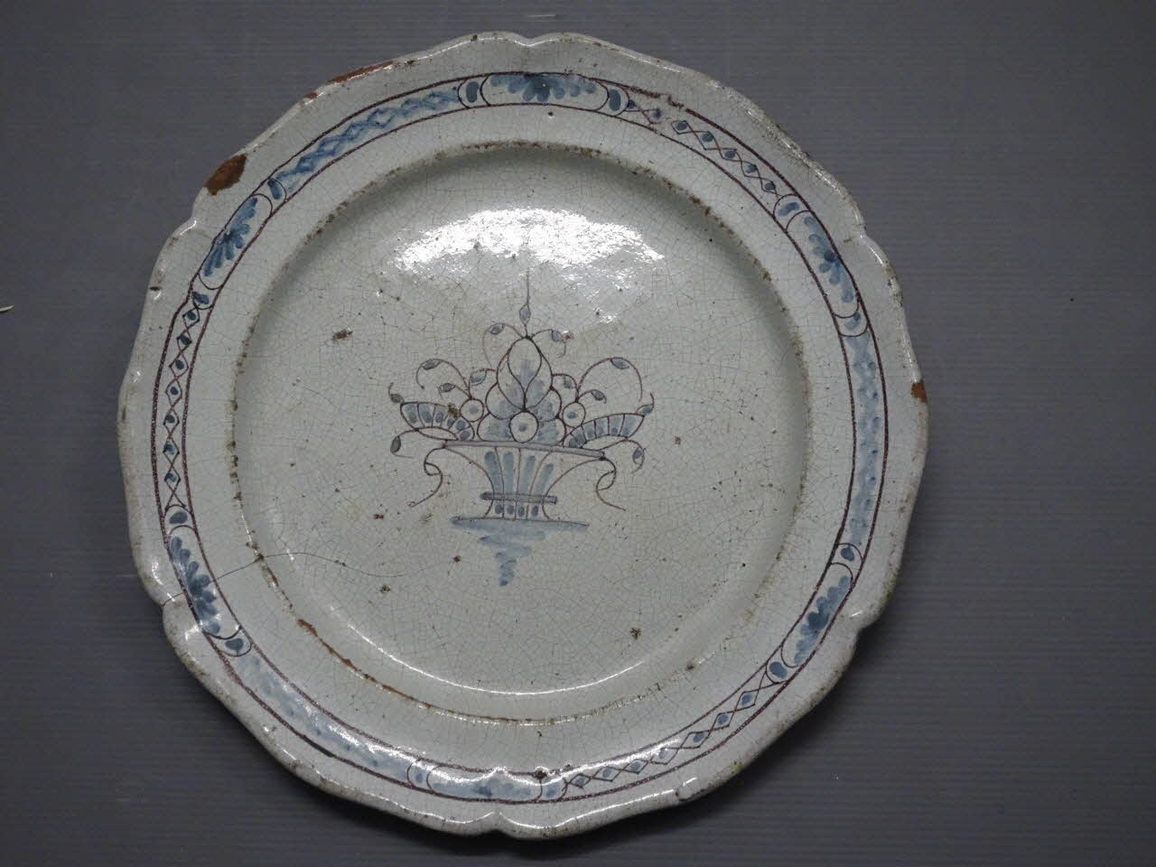 plat Caillou d'Orleans Centre, France 1775-1800 1944.48.1 Photo Mucem