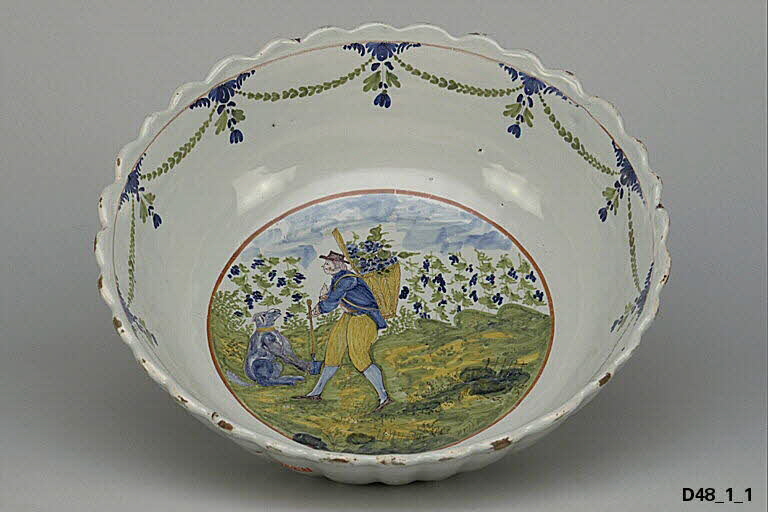 saladier saladier vendangeur 1948.20.2 Photo Mucem